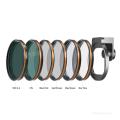 Fotorgear 58mm Phone Filter Kits Cpl Star Variable Nd Filter For Smartphones/ 13 14 15 Pro Max/ /. 