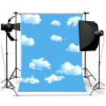 3x5ft Blue Sky White Cloud Photography Backdrop Screen Background Studio Props.