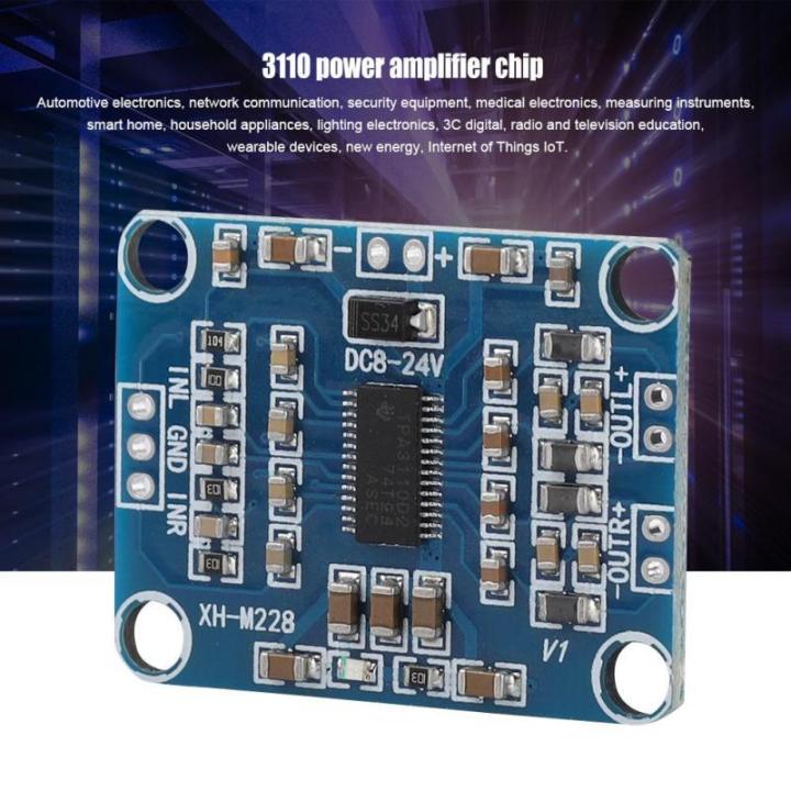 XH-M228%203110%20TPA3110%20TPA3110D2%20DC%208-18V%203A%2015W%2015W%202%20Channel%20Digital%20Audio%20Stereo%20Power%20Amplifier%20Board%2015W%20Power%20Ultra%20Thin%20Digital%20Power%20Amplifiers%20Module%C2%A0%20-%20Image%202