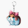 Sad Hamster Key Chain Keychains Ring For Accessories Bag Funny Pendant Keyring Jewelry Fans Gifts Huiye. 
