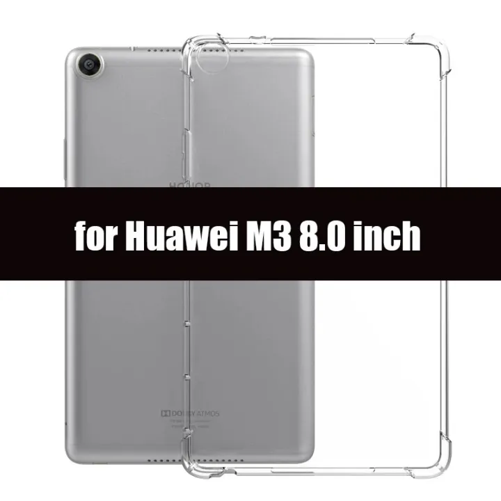 Case For Huawei MediaPad M5 10.8 8.4 10.1 8 inch Case Soft Transparent TPU Case Cover For Huawei MediaPad T5 T3 M3 10.1 8 inch