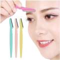 3pcs Colorful Eyebrow Trimmer Face Hair Razors Women Eyebrow Shaver Hair Removal Makeup Tools. 