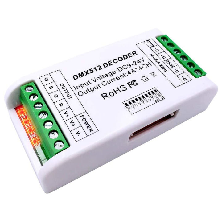 Mini%204%20Channel%20DMX%20RGBW%20Decoder%2016A%20RGB%20RGBW%20Strip%20Controller%20DMX%20512%20Dimmer%20Driver%20for%20LED%20Strip%20Lights%20DC9-24V%20-%20Image%208