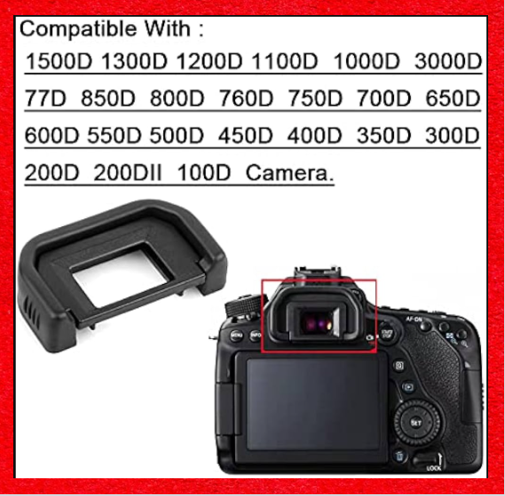 Canon view finder cap / eye cap for canon 700d 600d 550d 1200d 1100d 1300d 4000d 2000d 200d 77d 800d 750d 760d 650d camera