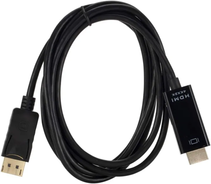 DisplayPort%20to%20HDMI%20Cable%204K%20Ultra%20HD%20DP%20to%20HDMI%20Converter%20Adapter%20for%20Monitor%20TV%20Laptop%20PC%20-%20Black%20(1.8m)%20-%20Image%204