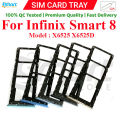 For Infinix Smart 8 X6525 X6525D Sim Tray Micro SD Card Slot with Sim Ejector Pin Replacement Part. 
