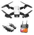 RS537 Dual Camera Mini RC Quadcopter Drones with 4K Cameras WiFi Foldable Drones Double Cameras Optical Flowing Helicopter Drones Apps Contolled. 