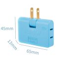 Extension Plug Rotatable Socket Converter 180 Degree Multi-plug Ultra-thin Foldable Charger Plug Wireless Socket Adapter Socket.