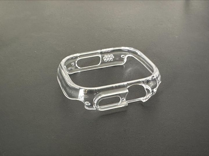 For%20Apple%20Watch%20Bumper%20Case%2041mm/44mm/45mm/49mm%20Black%20and%20Clear%20Bumper%20Case%20-No%20Screen%20Protector%20Plastic%20Bumper%20Case%20For%20Apple%20Watch%20-%20Image%202