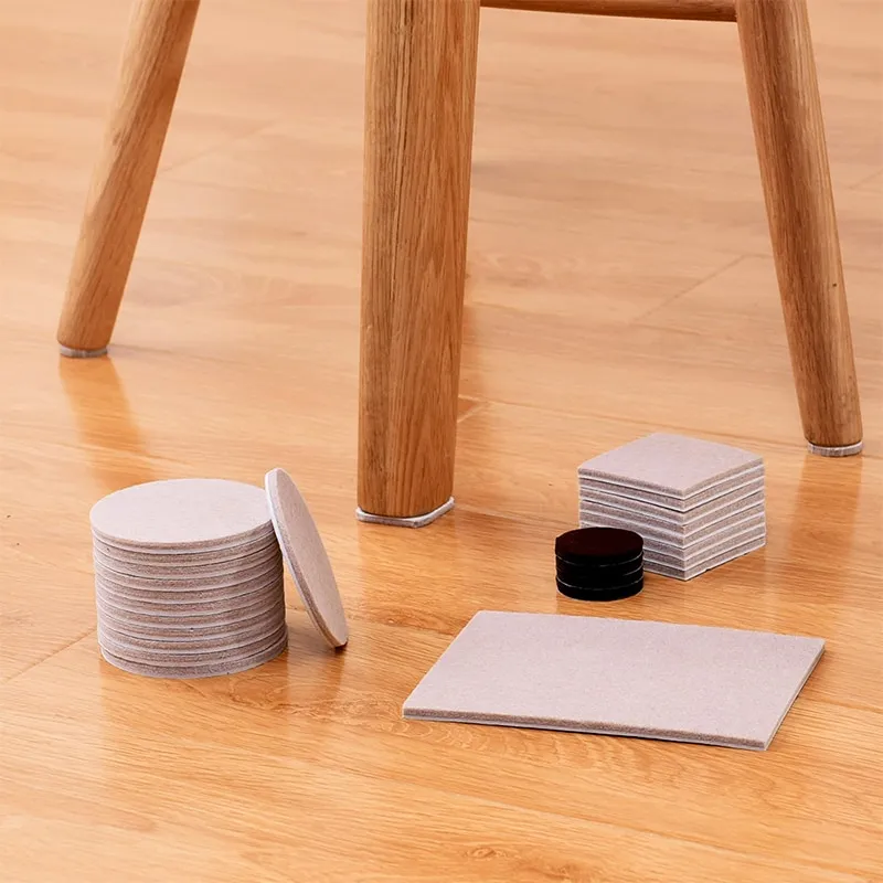 Felt Chair Leg Pads Floor Protectors Table Furniture Leg Feet