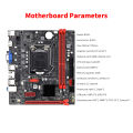 Jingsha B75M Motherboard Support i3-2100 i3-2120 i3-3240 i5-2400 i5-3450 i5-3470 i7-2600 i7-3770 2th/3th Generation LGA1155 CPU. 
