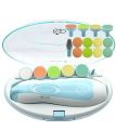 Royal Angels Baby Nail Trimmer 21 in 1, Safe Electric Baby Nail Trimmer, Extra 13 Replacement Tools, Baby Nail File Kit, Nail Clippers, Newborn Toddler Toes and Fingernails, Trim and Polish. 