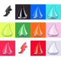 Sengong FASUSE 1pcs Motorcycle Helmet Short Devil Horns Helmet Decoration Electric Car Styling Stickers Helmet Accessories.