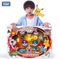 【Yurui】Pokemon Figure Ball Pikachu Lunala Charizard Action Figure Pokemon Elf-Ball Toy Set Kids Halloween.