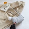 Fashion Women Handbag Solid Color Casual Mini Underarm Bag Female Chain Shoulder Pouch Ladies Leather Tote Bag. 