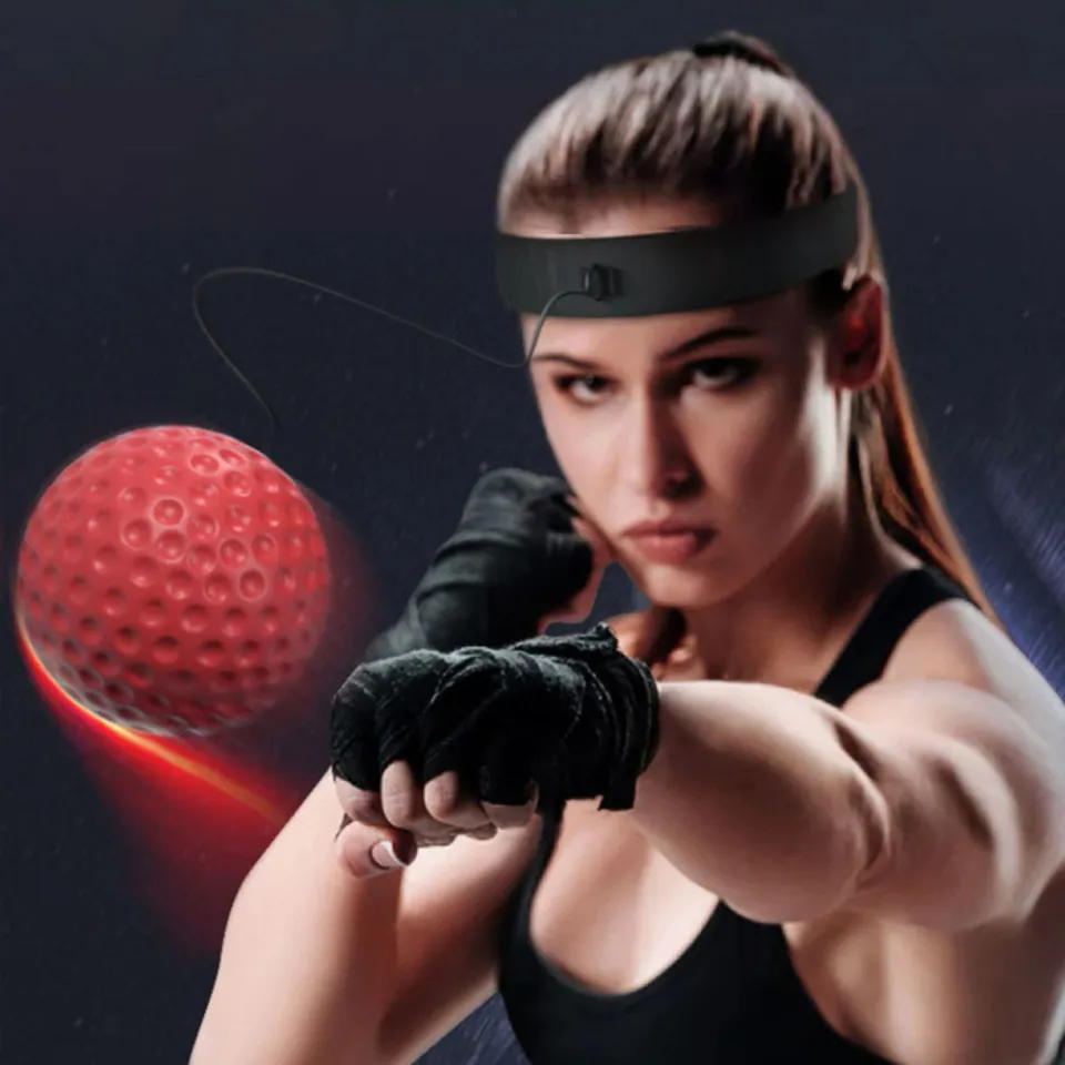 Be worth】 Reflex Ball Set with Headband Stress Relief Boxing