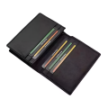 Avro Card Holder Mini Money Bag for Man 100% Cow Leather Wallet For Men Black Colour Premium Men's High Quality Card Holder Wallet. 