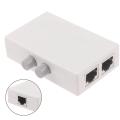 【High-quality】 2 RJ45 RJ-45 Network Switch Ethernet Network Box Switcher Way Port. 