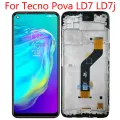 Tested Black 6.8inch For Tecno Pova LD7 LD7j LCD Display Touch Screen Digitizer Assembly Panel Replacement / With Frame. 
