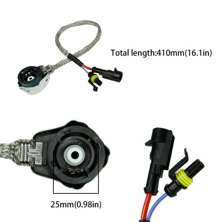2X%20D2S/D4S%20HID%20Bulb%20Adapters%20Wire%20Harness%20Connector%20Cable%20Socket%20-%20Image%206