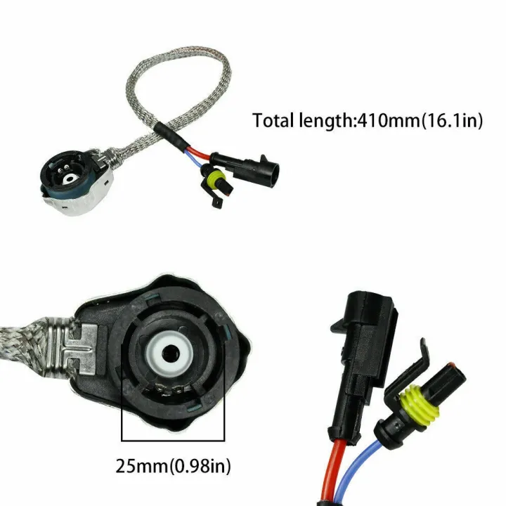 2X%20D2S/D4S%20HID%20Xenon%20Bulb%20Adapters%20Wire%20Harness%20Connector%20Cable%20Socket%20-%20Image%207