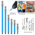 14 Pcs Magnetic Anti Screwdriver Bits Set Impact Driver Bit Set 1/4 Inch Hex Drill Bit Set. 