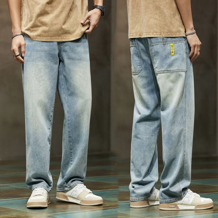 Wide%20Leg%20Jeans%20Men%20Baggy%20Pants%20Summer%20Straight%20Cut%20Loose%20Retro%20Blue%20Denim%20Pants%20Streetwear%20Fashion%20Pockets%20Vintage%20Man%20Clothes%20-%20Image%206