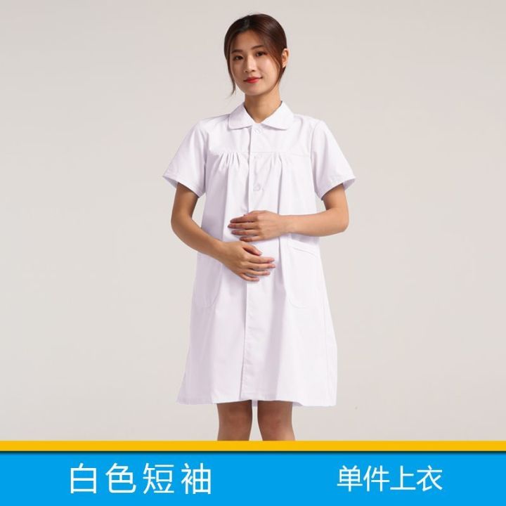 Pregnant%20Women%20Nurses'%20Uniform%20Pregnancy%20Doctor's%20White%20Coat%20Maternity%20Clothes%20Maternity%20Pants%20Suit%20plus%20Size%20Overalls%20-%20Image%208