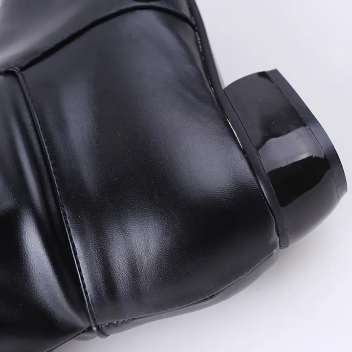 WinterWoman%20Shoes%20Boots%20Platform%20Rubber%20Boots%20Black%20White%20Low%20Heel%20Knee%20Boots%20Autumn%20Lady%20Heel%20Shoes%20Knee%20High%20Shoes%20-%20Image%206
