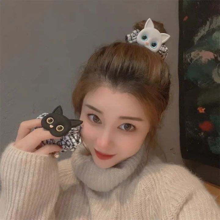 Black%20White%20Cat%20Hair%20Claw%20Clip%20Hairpin%20Cute%20Cat%20Rubber%20Bands%20Elastic%20Hair%20Bands%20Child%20Girls%20Lovely%20Hair%20Accessories%20Ornaments%20-%20Image%204