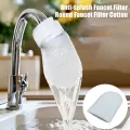 Faucet Filter Cotton Universal Faucet Water Filter Bag – High-density Non-woven Fabric Sediment Remover for Tap Water Rust Particles Anti-splash Soft Flow Faucet Cover for Clean Drinking Water.