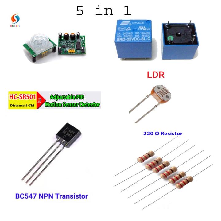 PIR Motion sensor combo offer 5 in 1 buy one get free 4 products