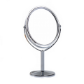 Magnification Circular Makeup Mirror Dual 2 Sided Round Shape Rotating Cosmetic Mirror Stand Magnifier Mirror Standing Mirror. 