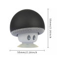 Small Mushroom Bluetooth Speaker Waterproof Suction Cup Mobile Phone Holder Small Subwoofer Mini Audio Creative Cartoon Gift.