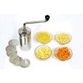 Stainless Steel Canacur Maker Machine with 6 Different Jalis, Medium-Silver.