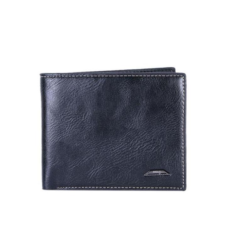 Black Leather Wallet For Men