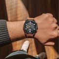 1pc Boys 12-18 Years Old New Men's WatchPointer Calendar Quartz Watch Large Dial Sports Belt Watch, Ideal choice for Gifts. 