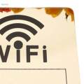 WiFi Sign Sticker Mirror Account Password Notice Board Stickers for Window Office. 
