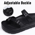 Kidmi Women's Platform Sandals Summer Slippers Fashion Non-slip Beach Sandals 2024 Summer Women Flip-flops Adjustable Buckle Superman. 