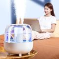 Large Capacity 4L Aromatic Humidifier Ultrasonic Household Air Humidifier Air Purifier LED Light Humidifier Portable Spray. 