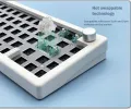 ZUOYA GMK67 customized Mechanical keyboard kit hot-swappable Bluetooth 2.4G Wireless RGB Backlit Gasket Structure keyboard 3-mod. 