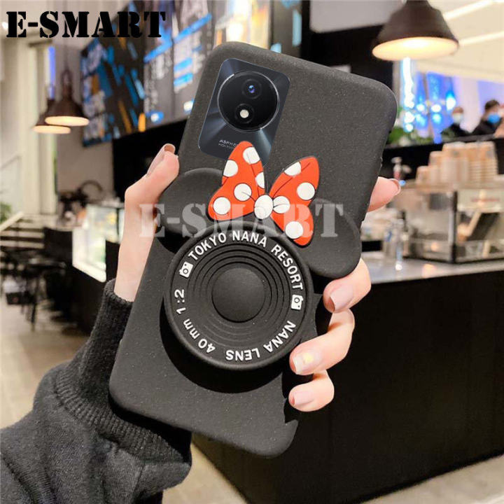 Phone%20Case%20For%20VIVO%20Y02A%20Back%20Cover%20Cute%20Cartoon%20Camera%20Stand%20Holder%20Silicone%20Soft%20Cases%20for%20VIVOY02A%20Back%20Cover%20Makeup%20Mirror%20Phone%20Cover%20Casing%20-%20Image%203