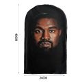 New 3D Printed Travis Scott Kanye West Drake Face Mask Rapper Celebrity Parody Baraklava Hat Funny Costume Adult.
