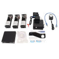 FDM Mini Printer for Beginners High Printing Accuracy Uniform Heating Printing Volume 4x4x4in Mini Printer 100‑240V AU Plug.
