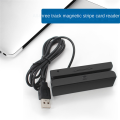 10X MSR90 USB Magnetic Strip Card Reading Machine Card Reader Stripe 3 Tracks Mini Swiper for USB PC. 