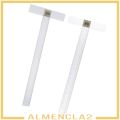 [ALMENCLA2] 18/24inch Precision Standard T-Square Ruler for Art Framing & Architect Drafting. 