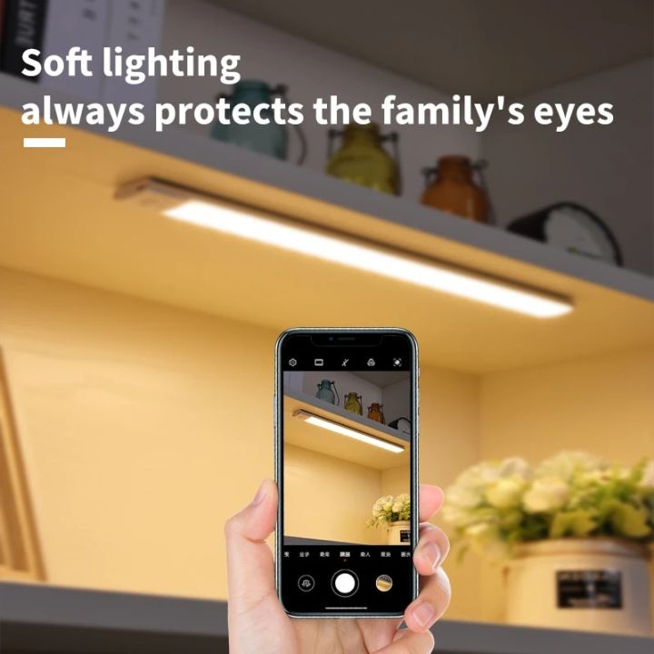 Cabinet%20Light%20USB%20Rechargeable%20Motion%20Sensor%20Led%20Three%20Colors%20In%20One%20Lamp%20For%20Kitchen%20Wardrobe%20Indoor%20Lighting%2010/20/30/40/50cm%20-%20Image%202