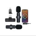 K9 Dual Wireless Microphone Type C & iphone For Vlogs Interview Youtubers.