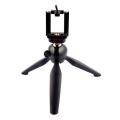Yt-228 Mini Tripod Mount with Phone Holder Clip - Black. 
