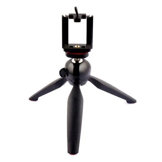 Yt-228%20Mini%20Tripod%20Mount%20with%20Phone%20Holder%20Clip%20-%20Black%20-%20Image%202